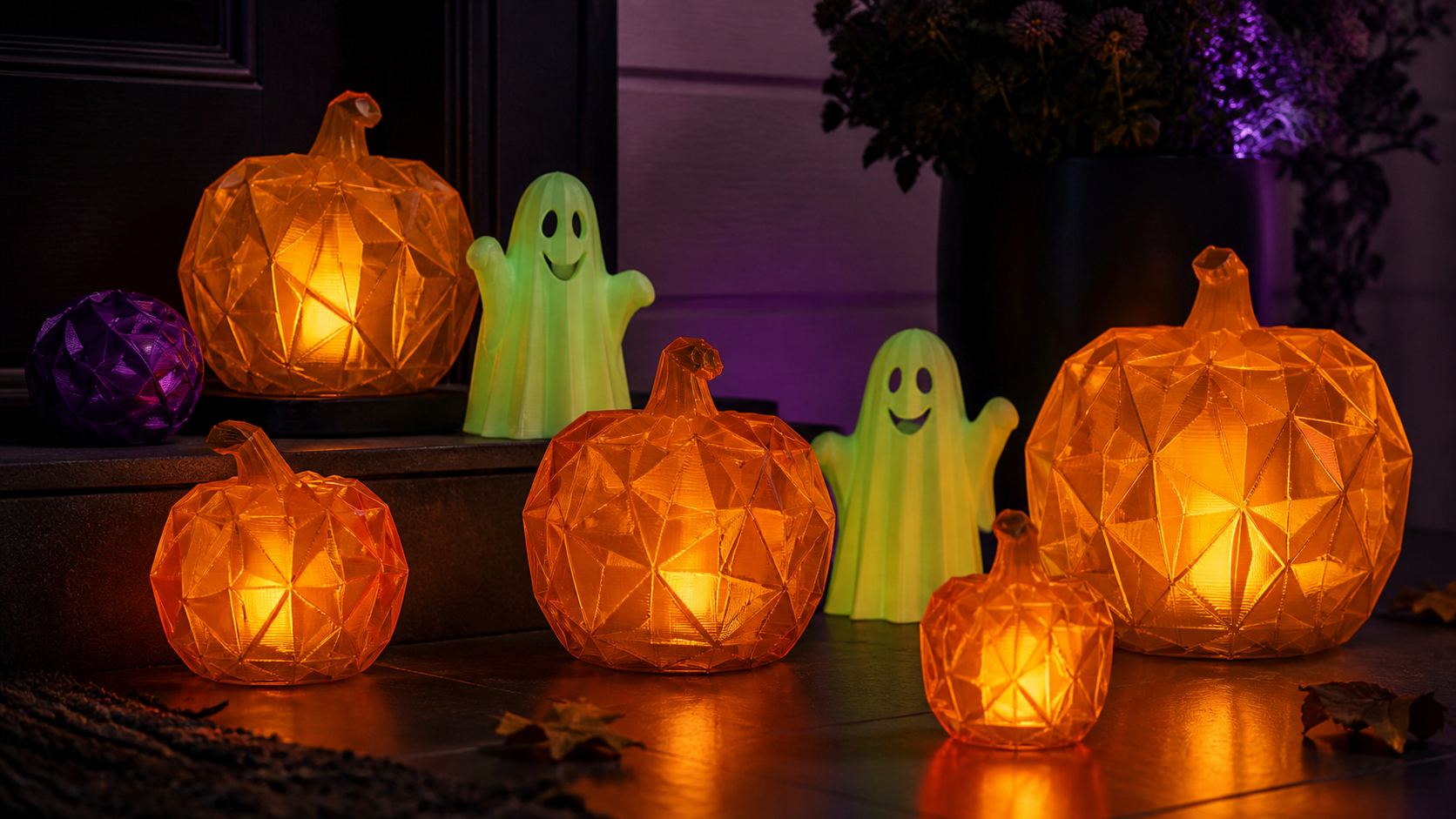 How to Batch-Print Crystal Halloween Decorations