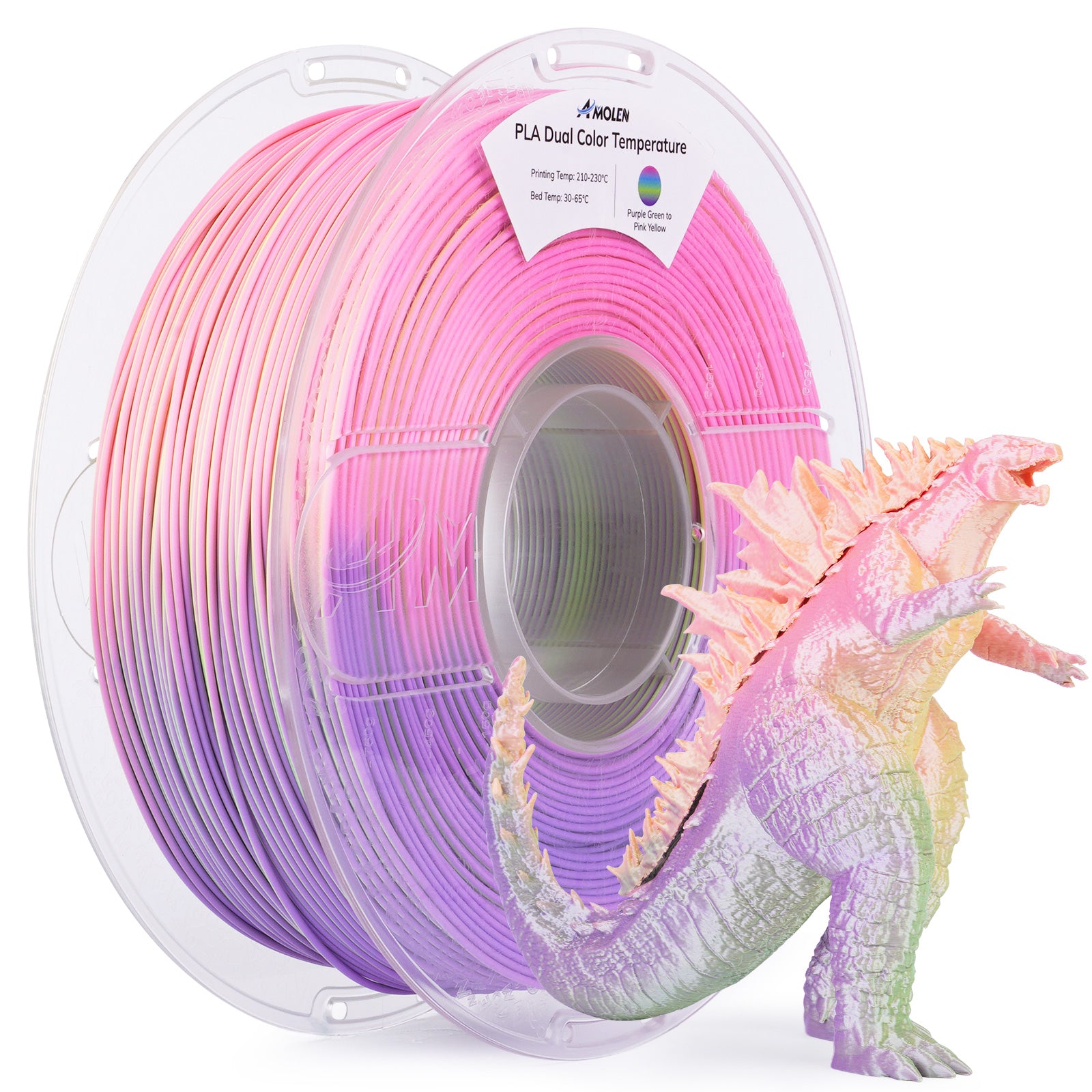 PLA Temperature Color Change 1.75mm, 1KG/2.2LB
