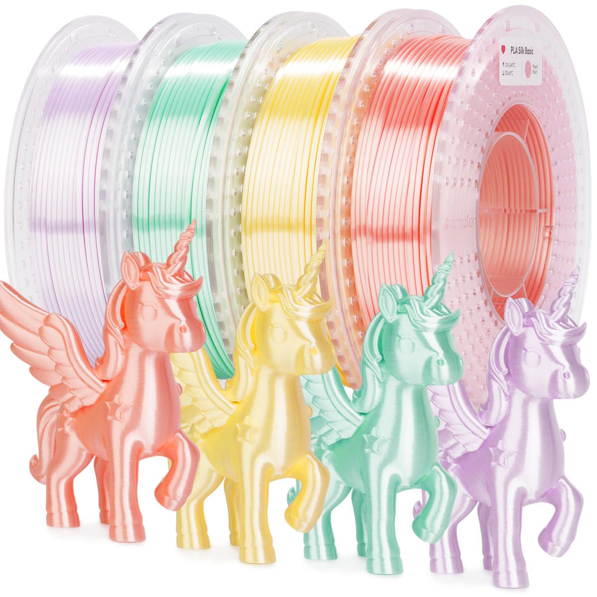 PLA Silk Basic Variety Pack (4x200g) - 1.75MM