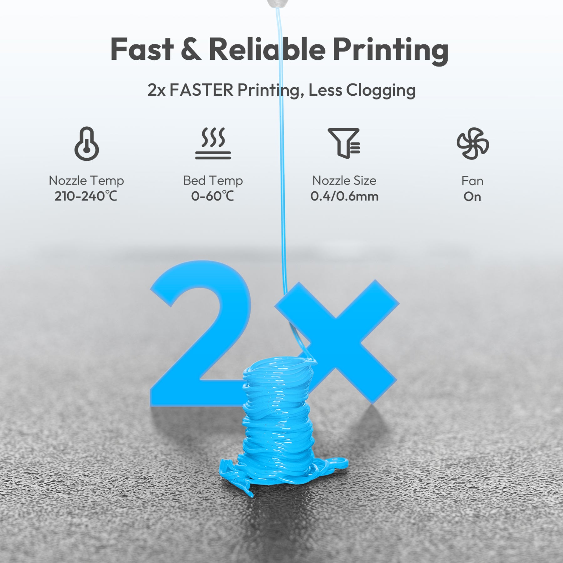 PEBA 90A Flexible Filament 1.75mm, 1KG