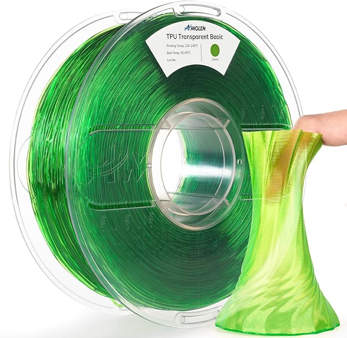 TPU Transparent 1.75mm, 1KG/2.2LB