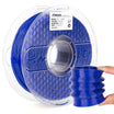 Amolen TPU 1.75mm Blue Filament Spool with Printed Flexible Object - High Elastic Recovery, Eco-Friendly 3D Printing Material