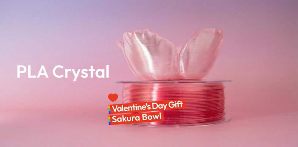 Crafting Subtle Romance: 3D Printed Valentine’s Gifts with Amolen PLA Crystal