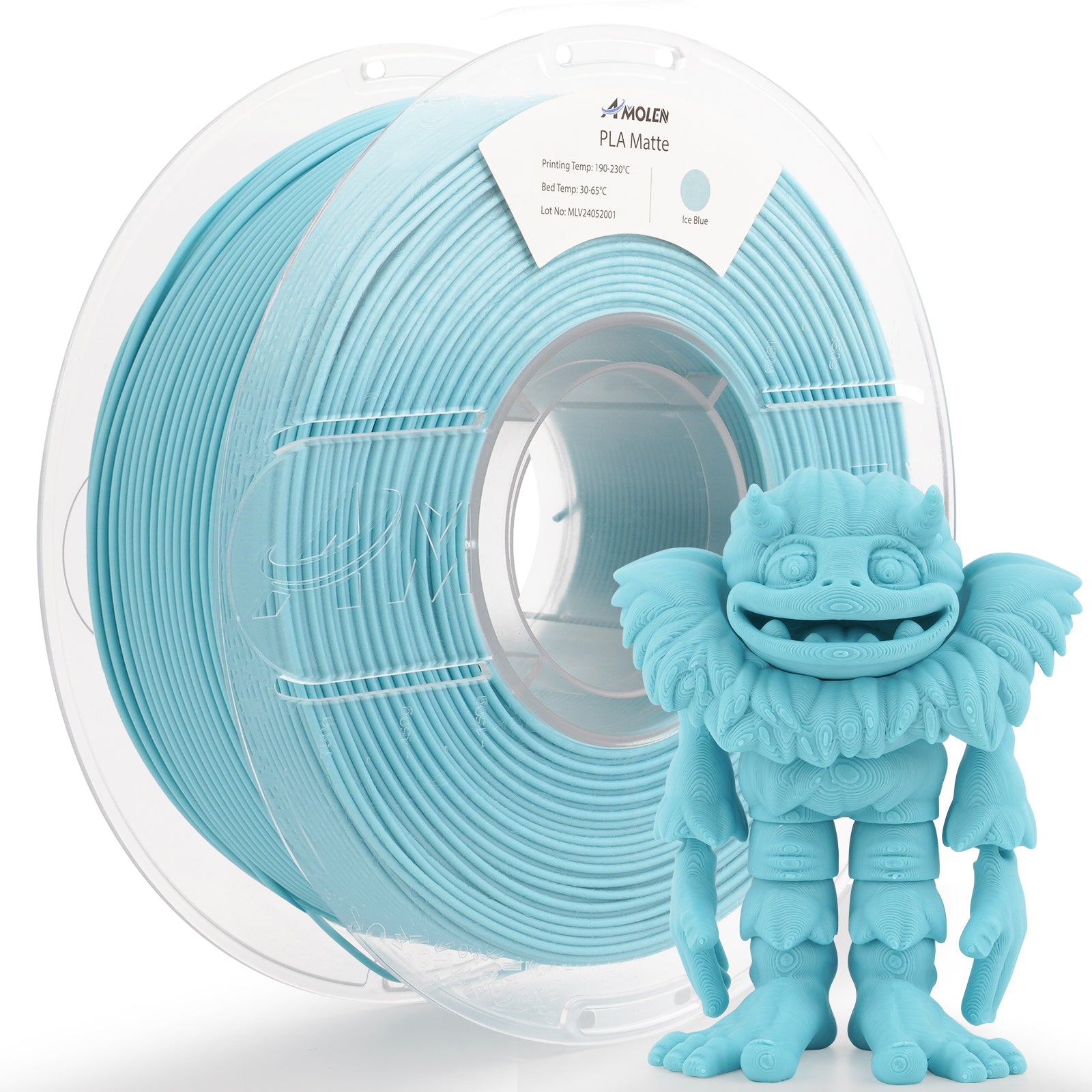 PLA Matte Basic 1.75mm, 1KG/2.2LB