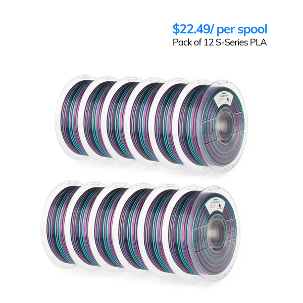 PLA Silk S-Series Filament 1.75 mm, Pack 12kg