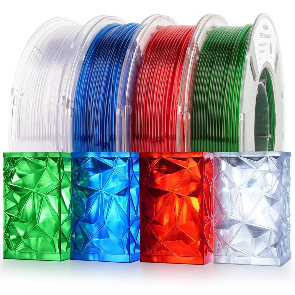 PETG Transparent Variety Pack | 4 Colors 250g Each