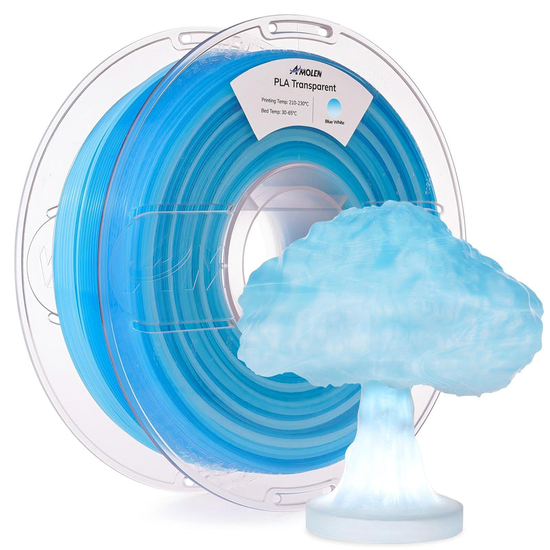 Crystal-Transparent PLA 1.75mm | 3D Printing Filament