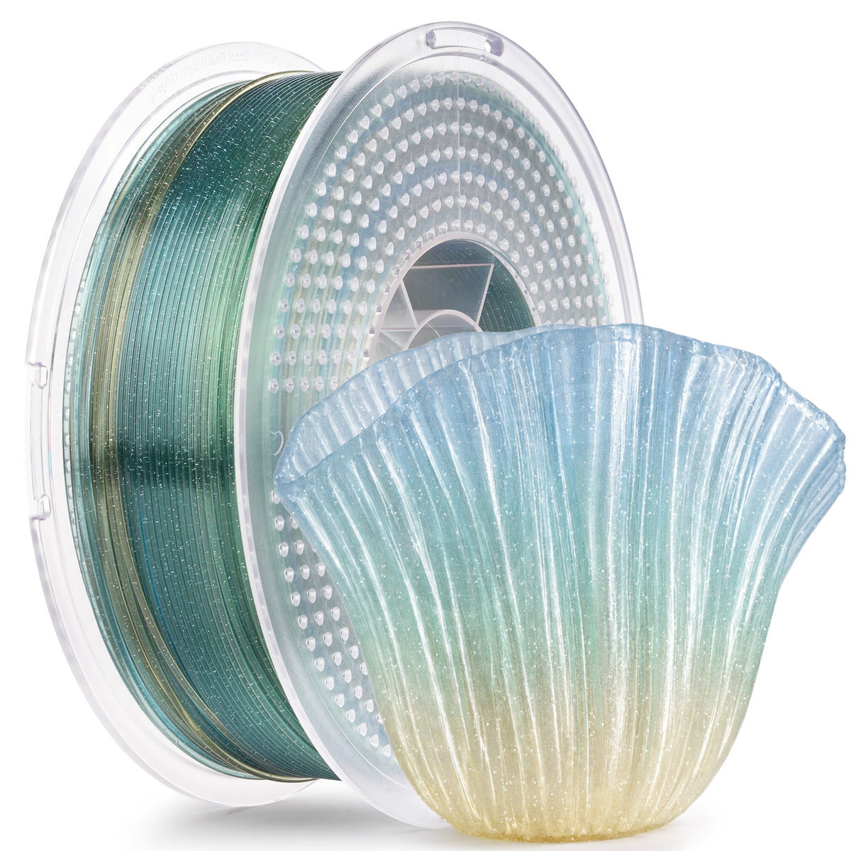 PLA Crystal-Transparent 1.75mm, 1KG/2.2LB