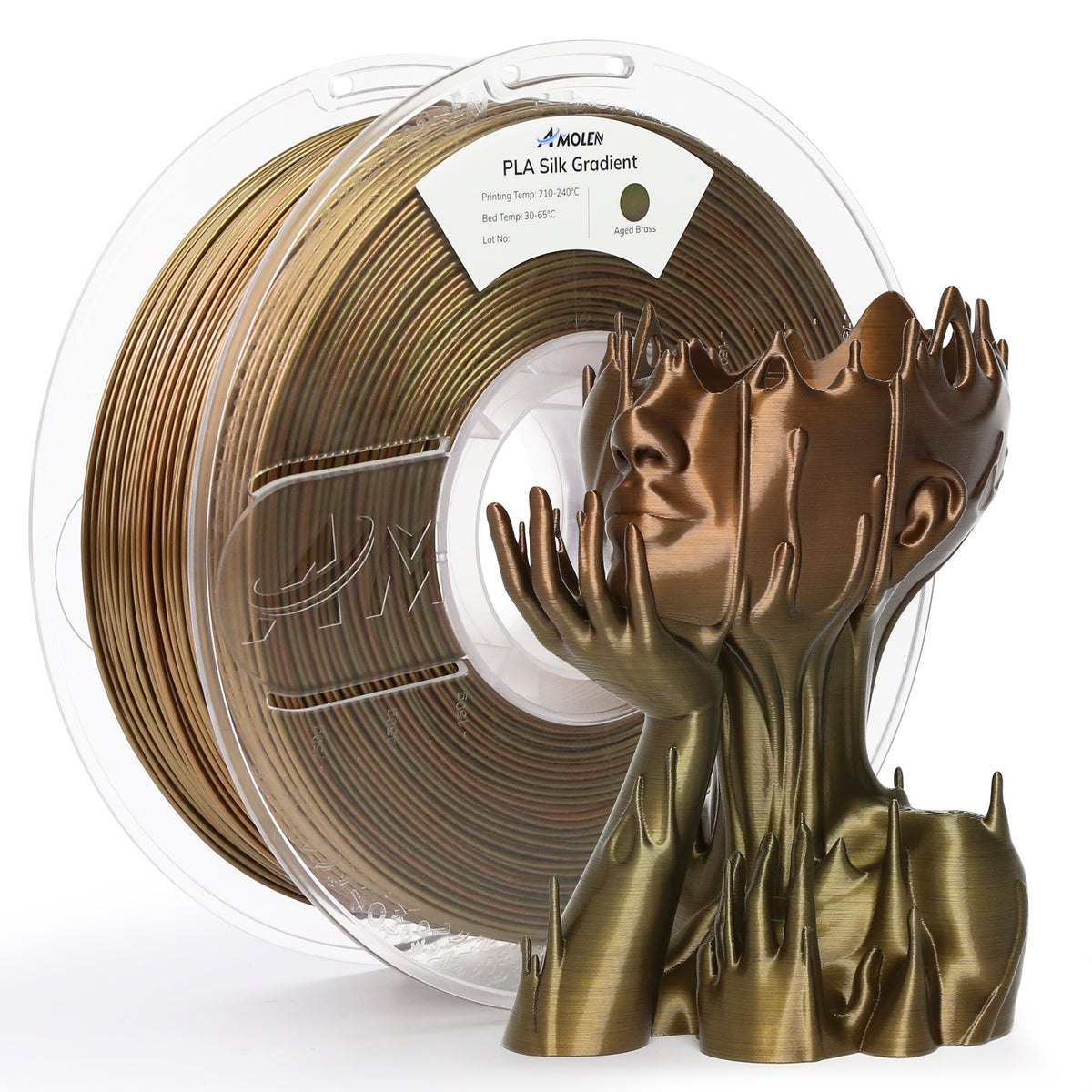 Metal Embedded Pla Amolen PLA Metal Filament