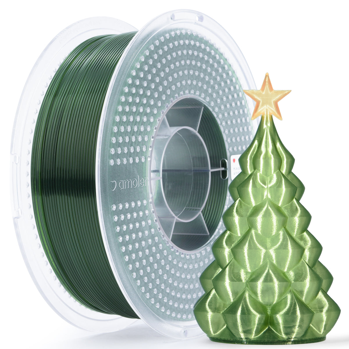 PLA Crystal-Transparent 1.75mm, 1KG/2.2LB