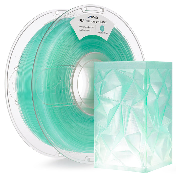 Crystal-Transparent PLA 1.75mm | 3D Printing Filament