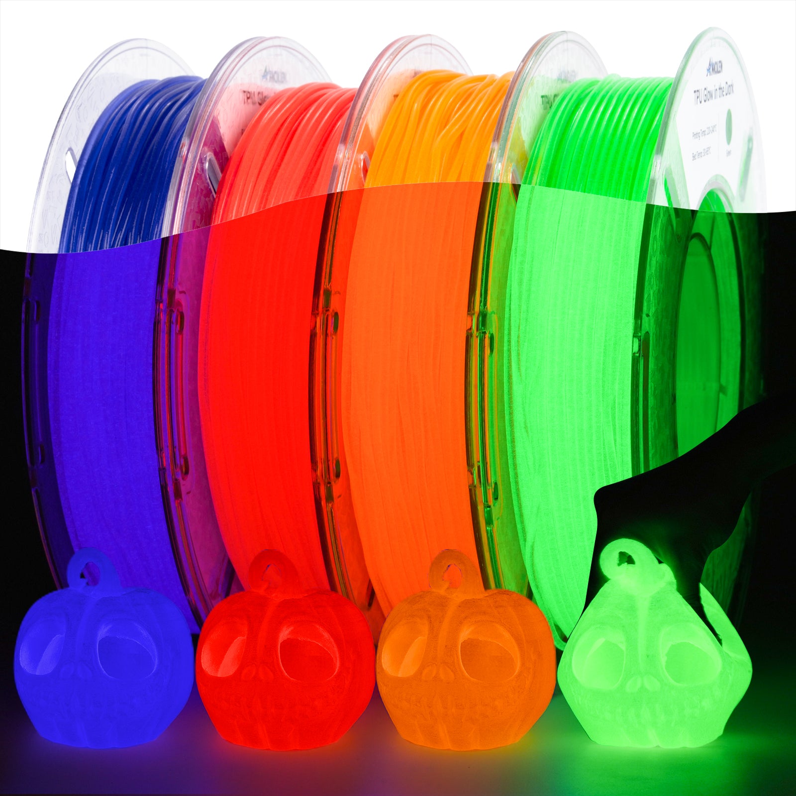 TPU Glow in the Dark Variety Pack (4x200g)