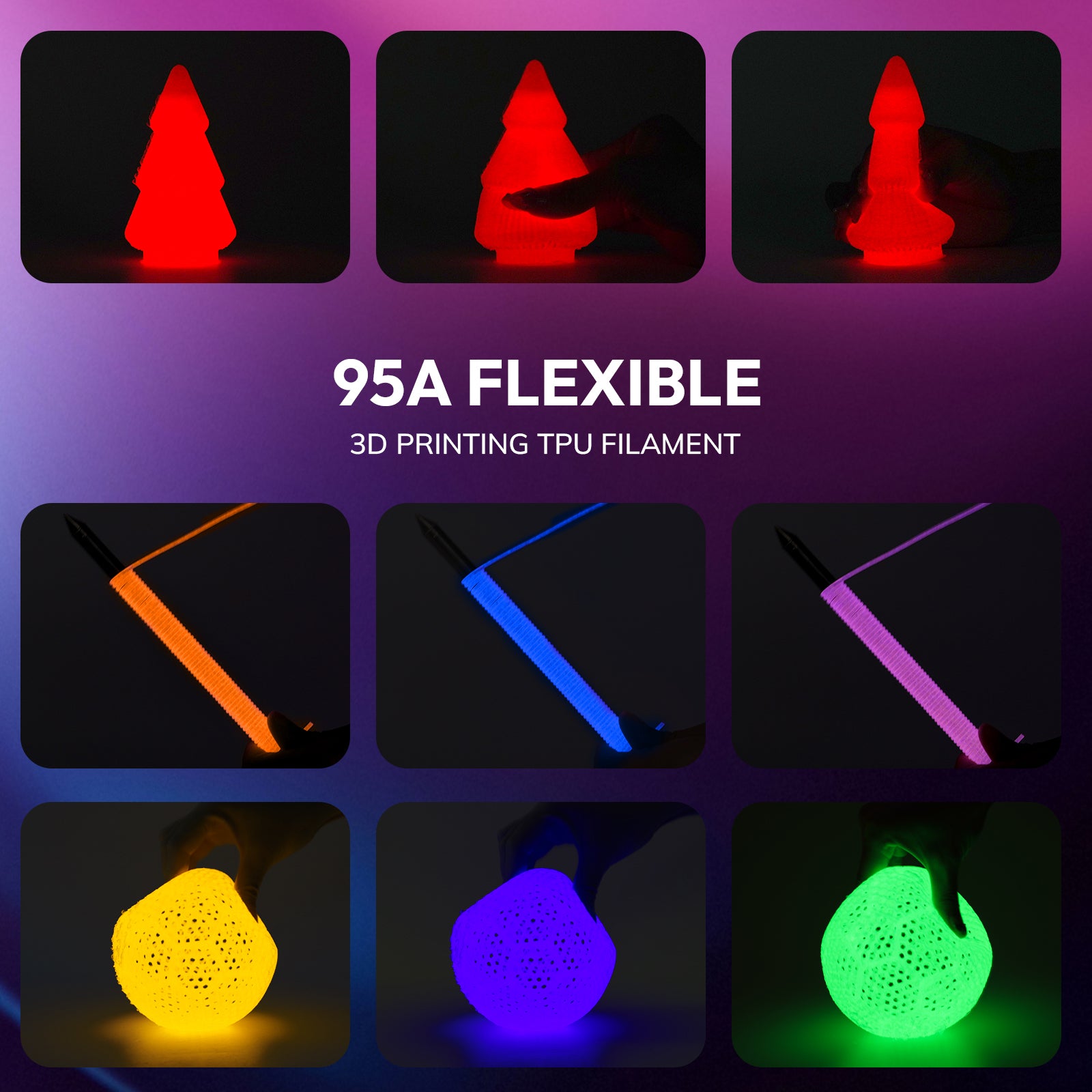 TPU Glow in the Dark Variety Pack (4x200g)