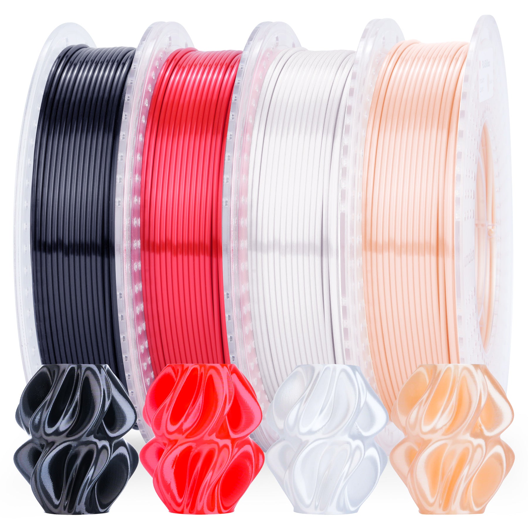 Silk PLA Variety Pack | 4-Color 1.75MM Filament