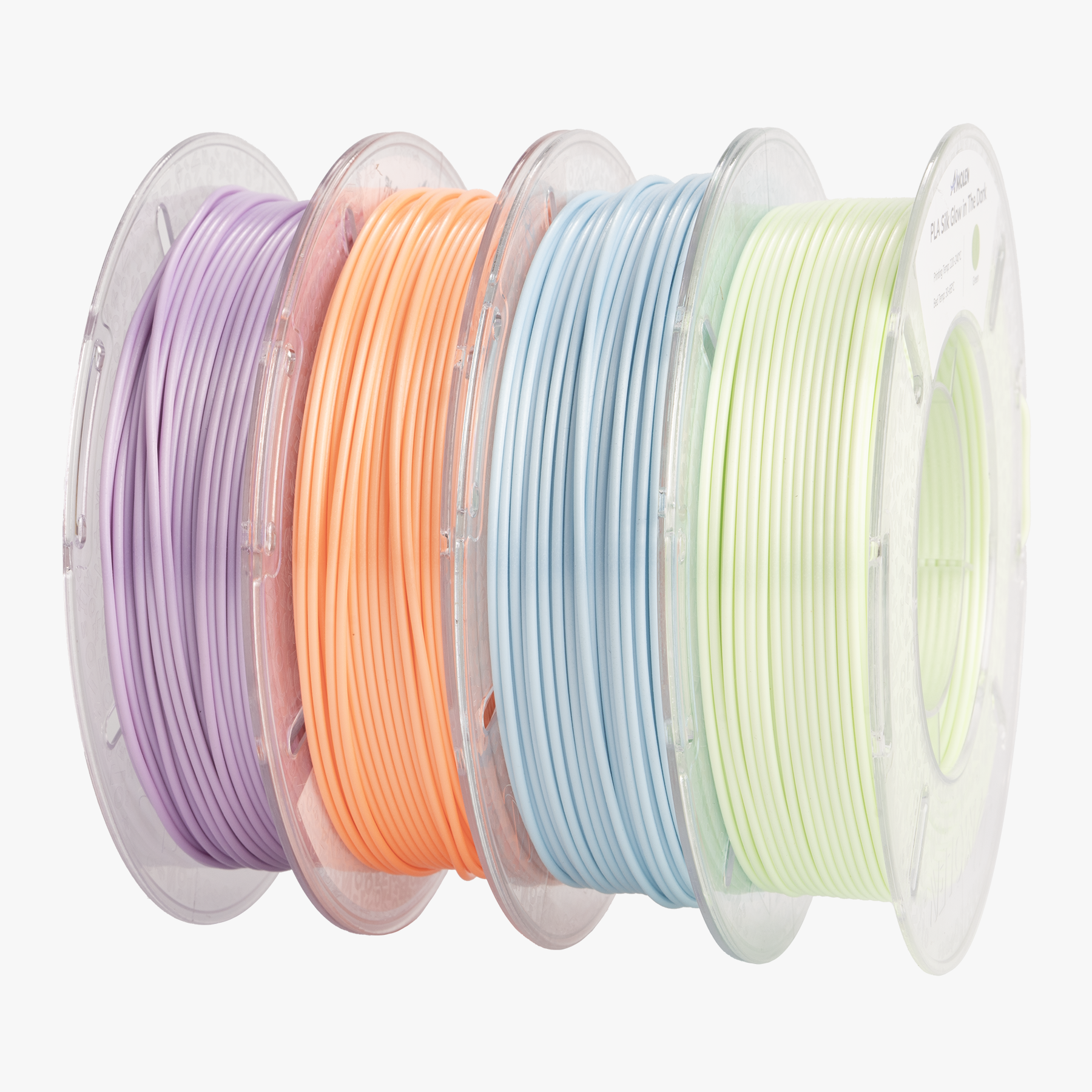 PLA Silk Glow in the Dark Variety Pack (4x200g)