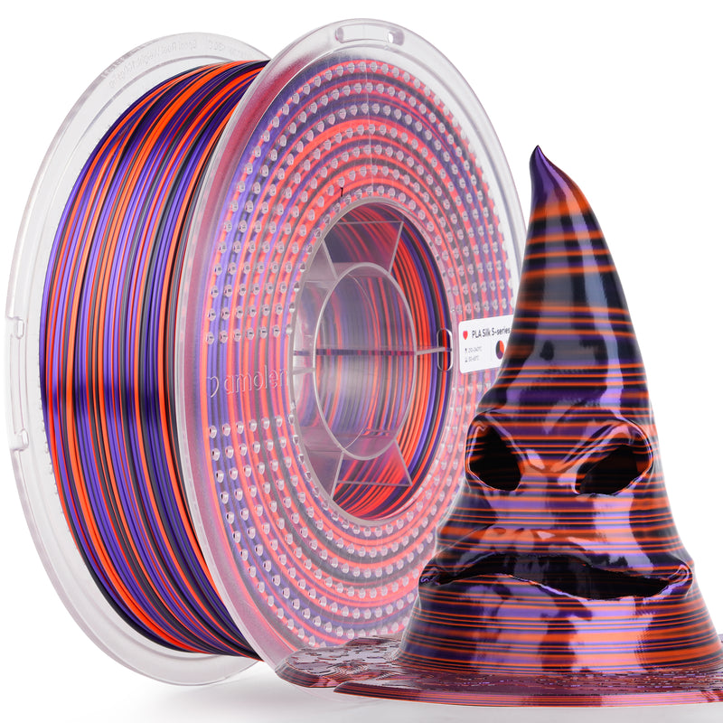 ✨ Black Purple Orange – Bold, Glossy & Spooky