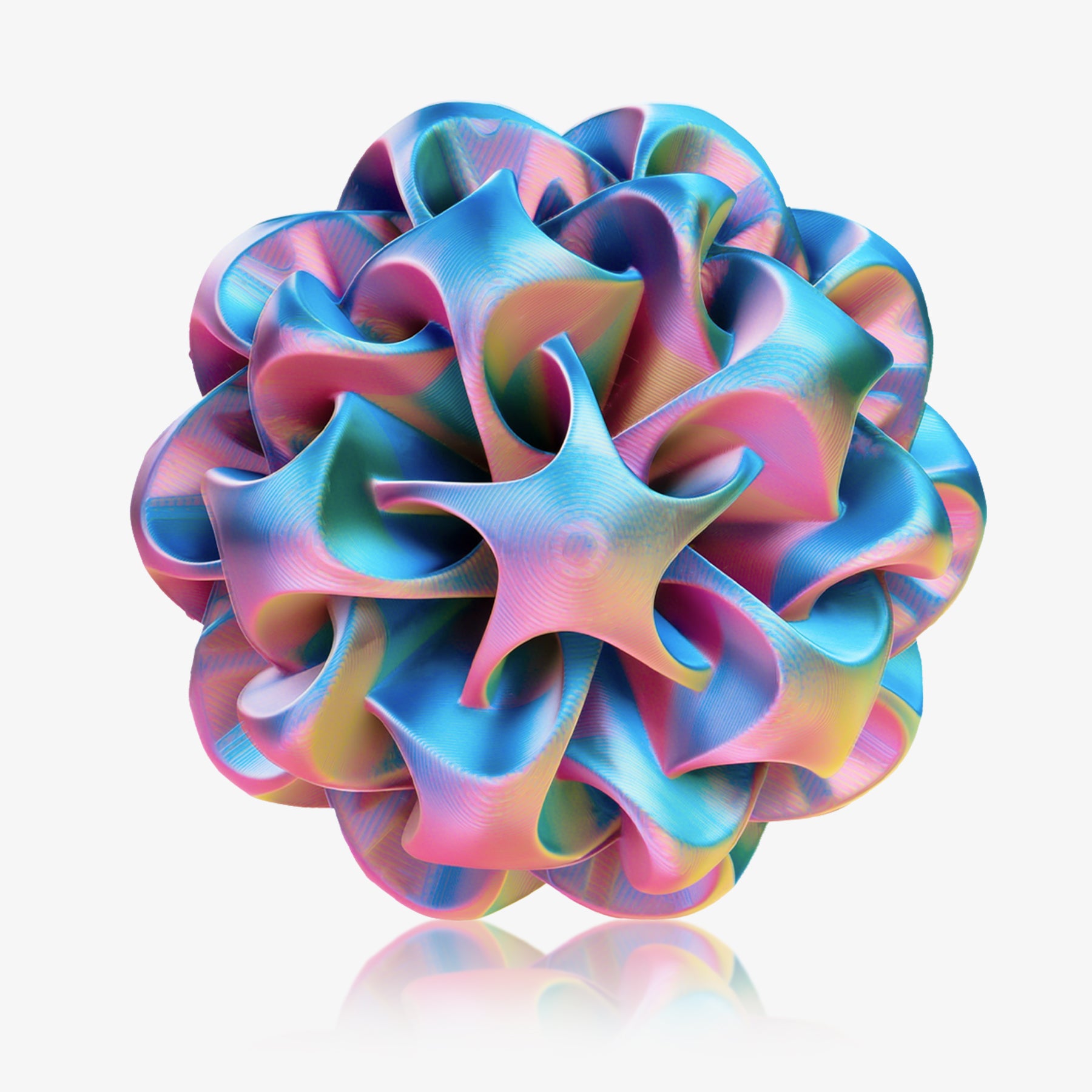PLA Silk Quad Color 1.75mm, 1KG/2.2LB