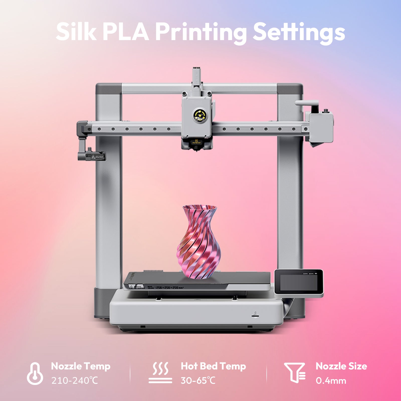 PLA Silk Quad Pack | 4x200g 1.75MM Multi-Color