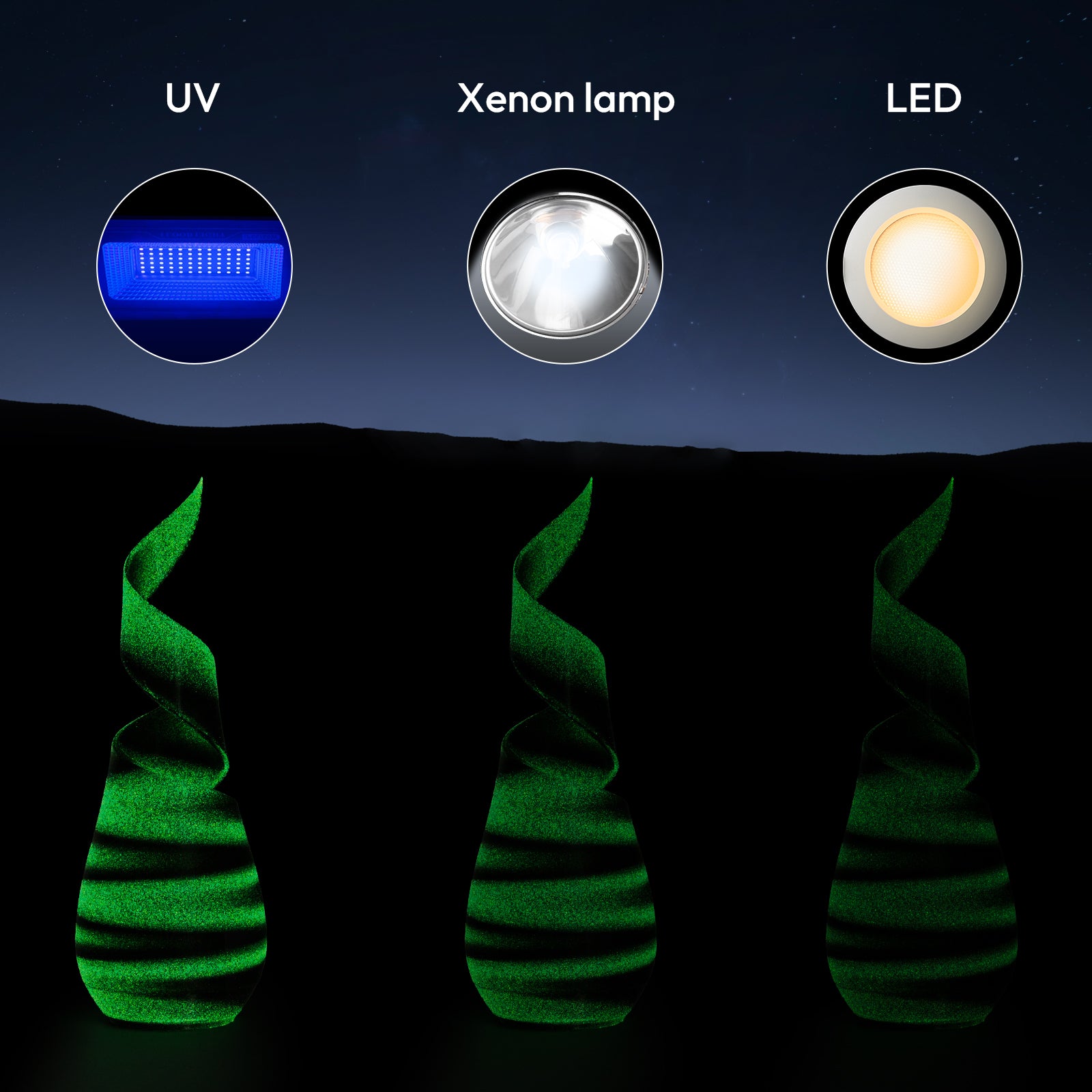 PLA S-Series Glow-in-the-Dark 1.75mm, 1KG/2.2LB