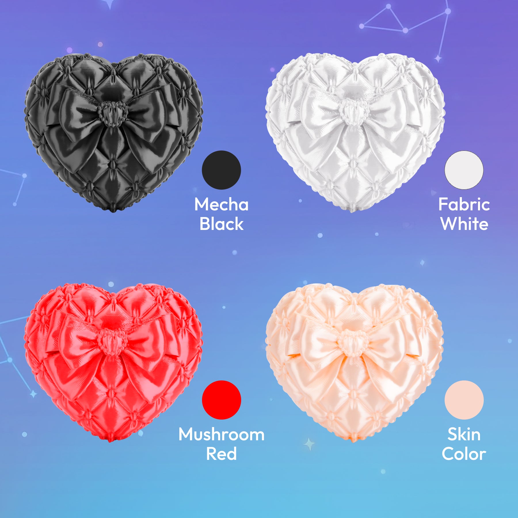 PLA Silk Basic Variety Pack (4x200g) - 1.75MM