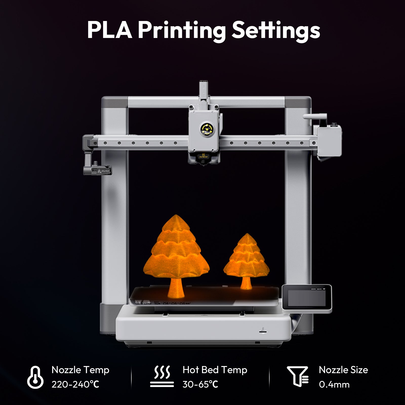PLA Silk Glow In The Dark 1.75mm, 1KG/2.2LB