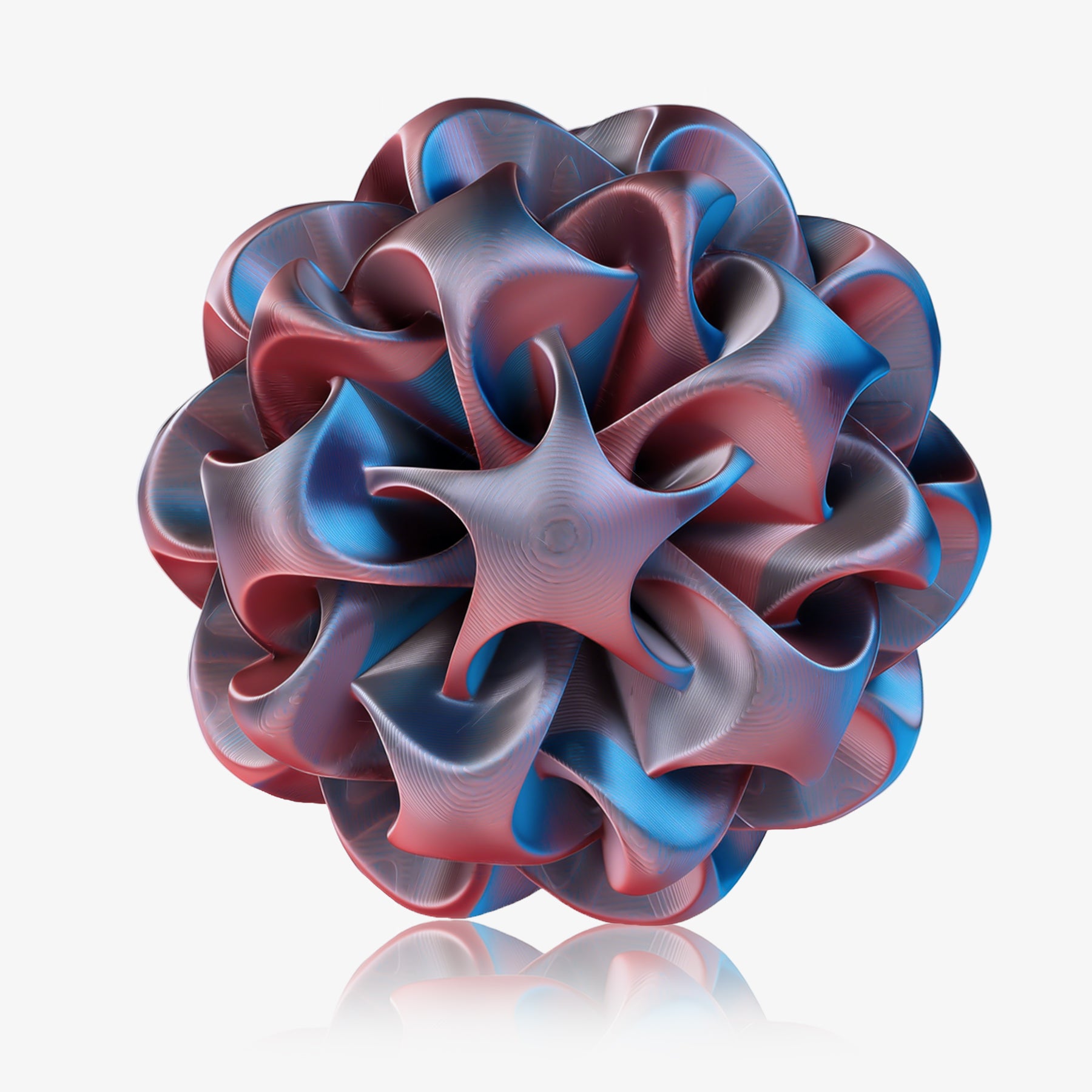 PLA Silk Quad Color 1.75mm, 1KG/2.2LB