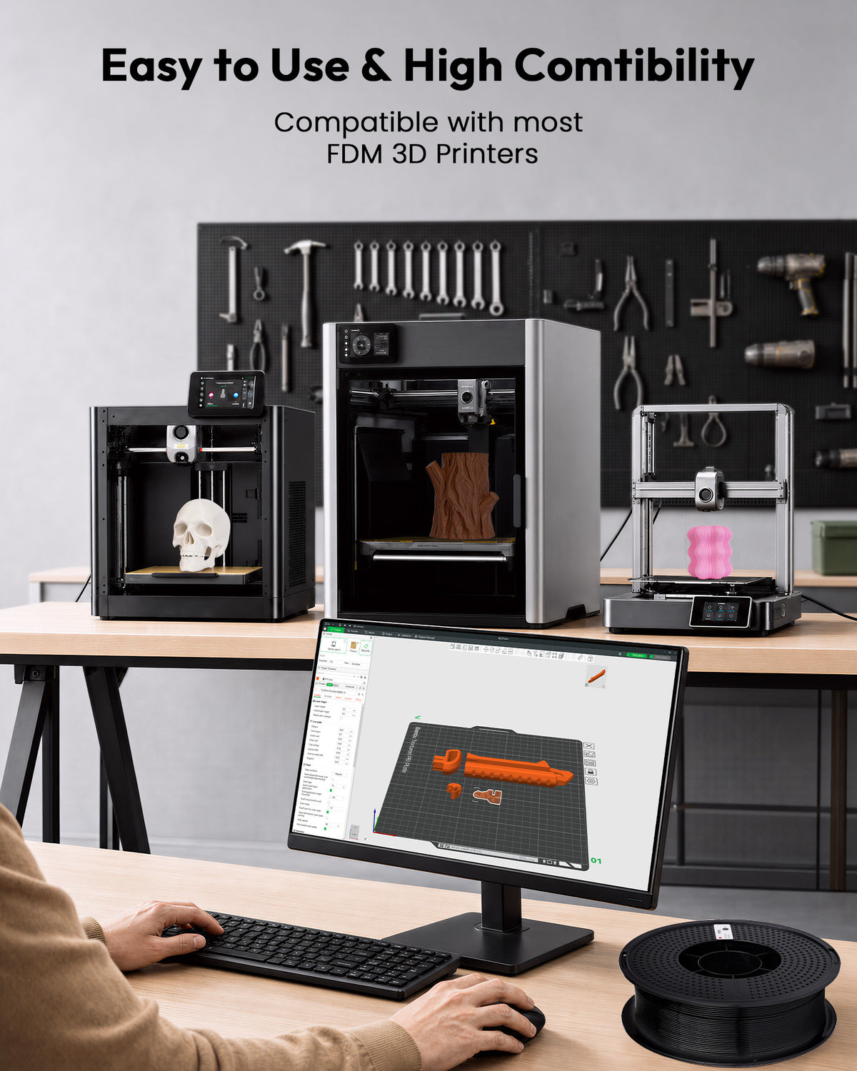 PETG Basic 1.75mm, 2KG/4.4LB