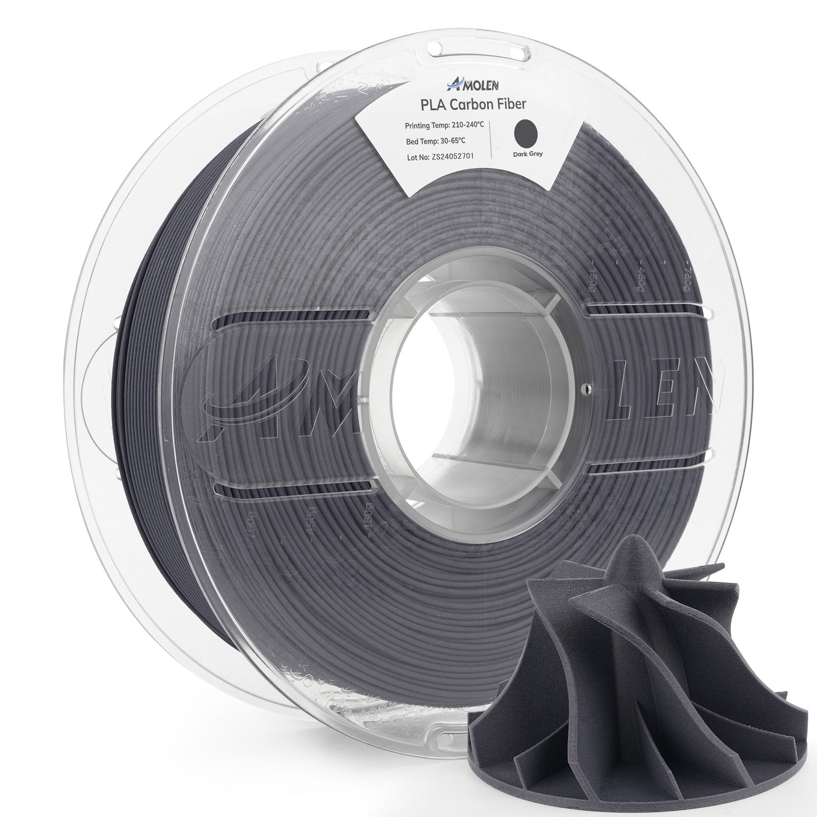 PLA Carbon Fiber 1.75mm, 1KG/2.2LB