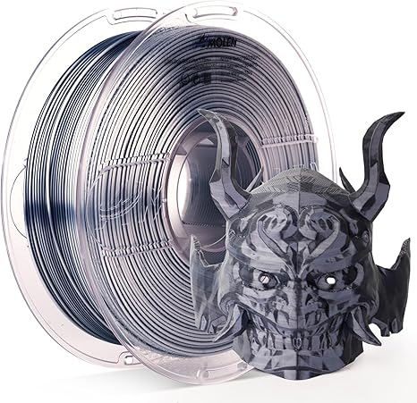 PLA Silk Dual Color Filament 1.75mm, 1KG/2.2LB