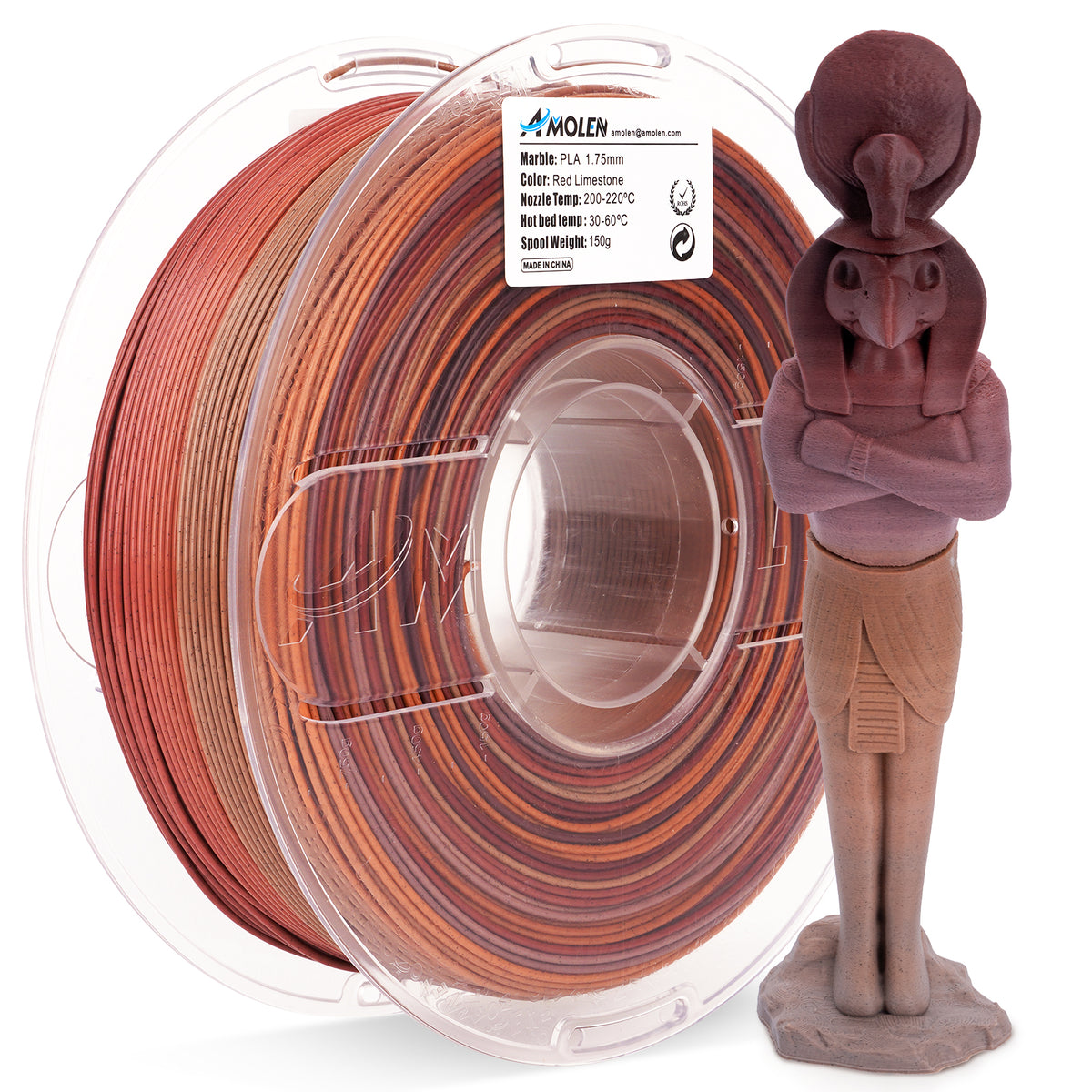 PLA Marble 1.75mm, 1KG/2.2LB