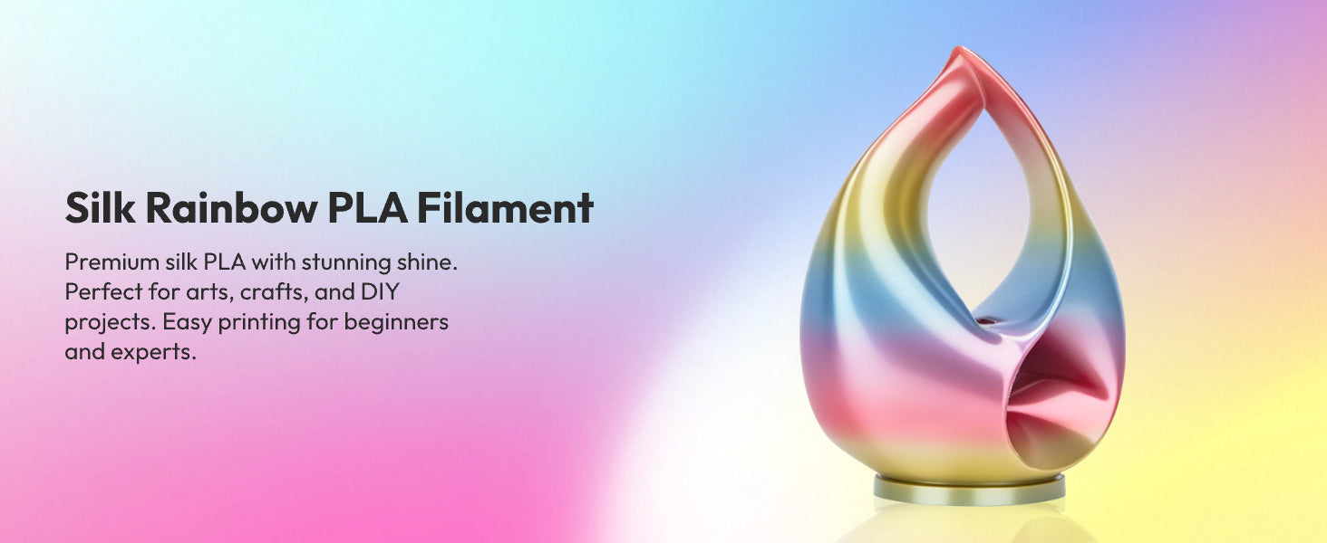 PLA Silk Rainbow Pack | 4x200g 1.75MM Multi-Color