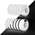 Amolen 12-pack Glow in the Dark PLA filament spools, ideal for 3D printing projects. Includes print settings details.