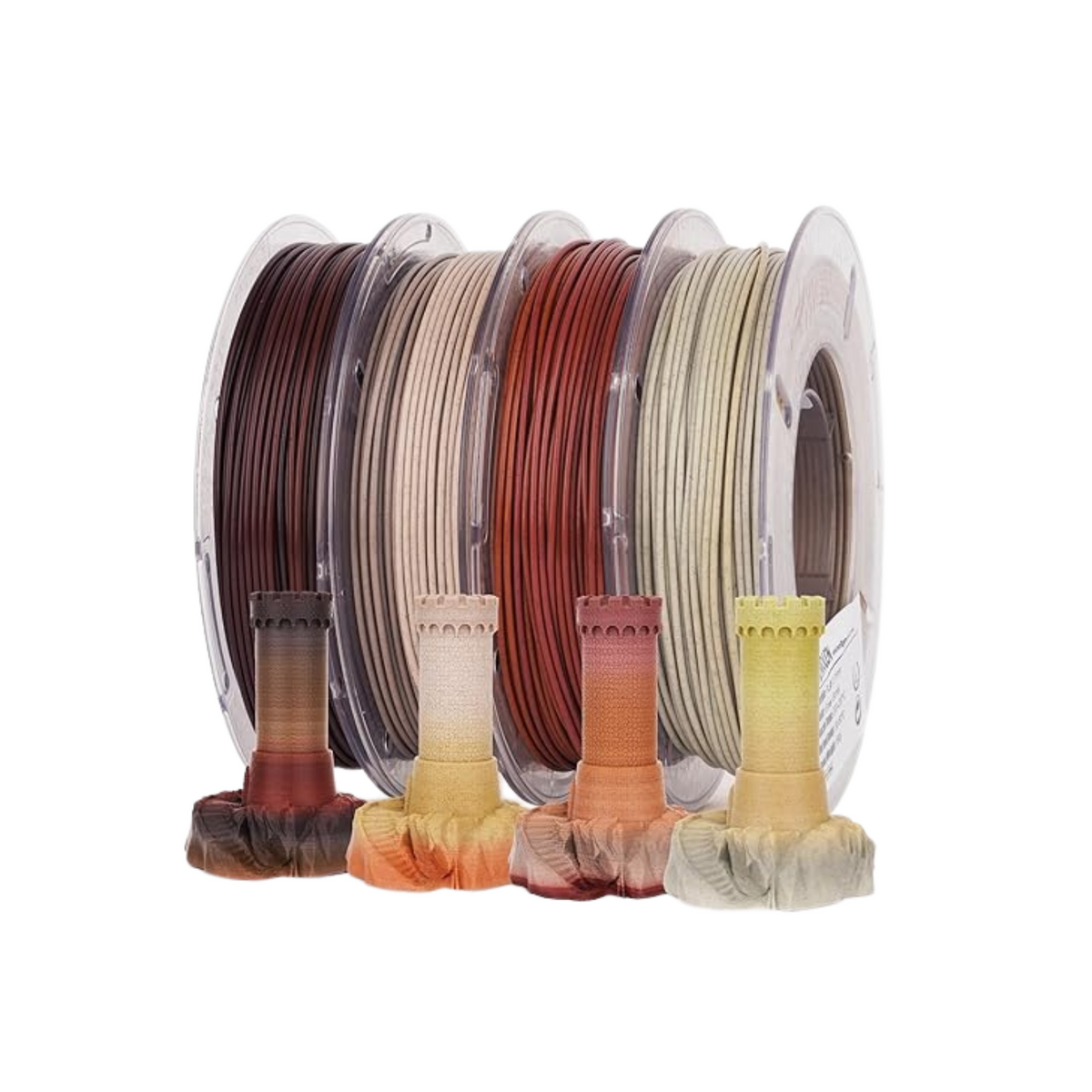 PLA Marble Pack | 4x200g Filament for 3D Statues