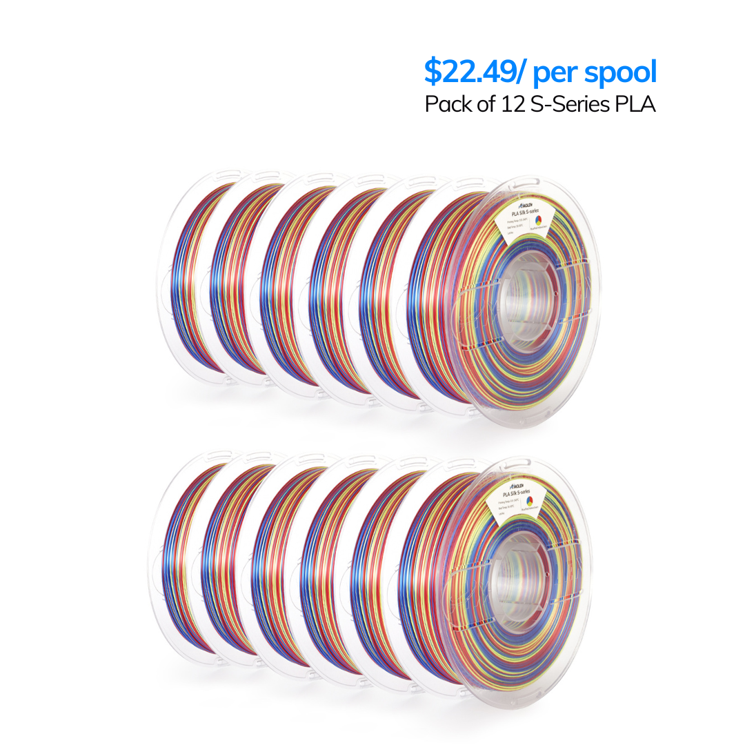 PLA Silk S-Series Filament 1.75 mm, Pack 12kg