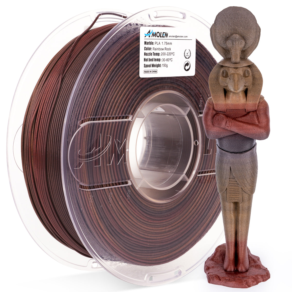 PLA Marble 1.75mm, 1KG/2.2LB