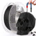 Amolen Metal Iron PLA 1.75mm Filament spool with 3D-printed skull and magnet demonstration